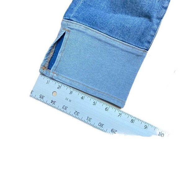 True Religion Starr Jeans Mid Rise Cropped Straight Button Fly‎ Light wash - Picture 5 of 12